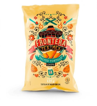 Tortilla Chips com Sal 125g Frontera