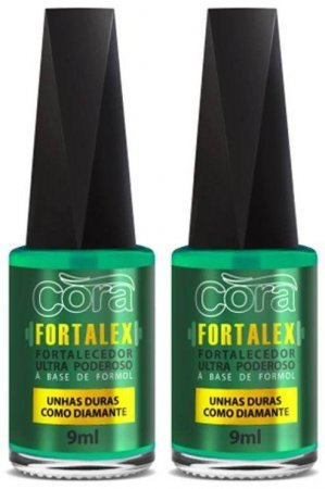 Esmalte Cora Fortalex 9ml com 02 unidades