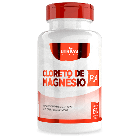 Cloreto De Magnesio P.A.500mg 60 Capsulas Saude Para Corpo - Linduras