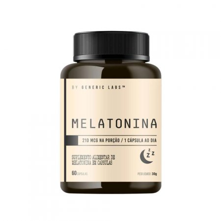 Melatonina (60 cápsulas) - Generic Labs