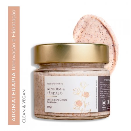 Creme Esfoliante Corporal Benjoim e Sândalo