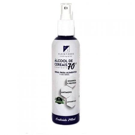 Álcool de Cereais Hidratado Anti Mofo Klein Foods Aerosol 240ml