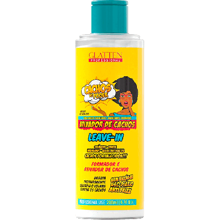 Glatten Professional Cachos do Poder - Leave-in Ativador de Cachos 200ml