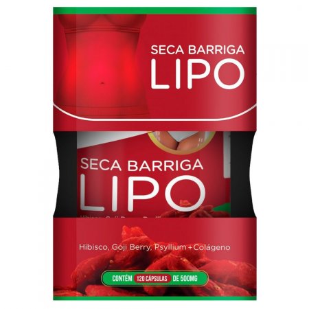 Seca Barriga Lipo Emagrecedor Natural 60 caps - Natunectar