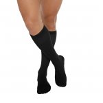 Meia Kendall 3/4 Alta Compressão Masculina Preto G