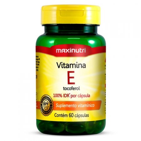Vitamina E Maxinutri 60 Cápsulas