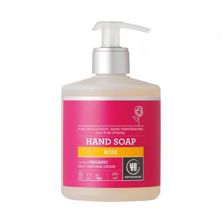 Sabonete Líquido Urtekram Orgânico Gerânio Rose Nutritivo 380ml
