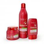 Kit Banho De Verniz Morango Brilho Extremo Forever Liss