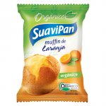 MUFFIN DE LARANJA ORGÂNICO 40g / DISPLAY C/ 12 UNID.