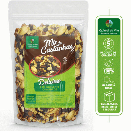 Mix de Castanhas Fresquinho Super Crocante e Saboroso - 250g