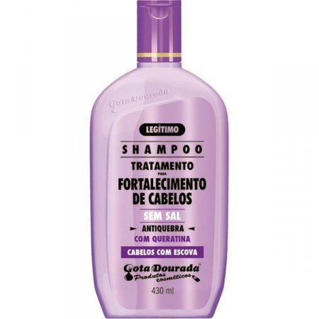 Shampoo Gota Dourada Cabelos Liso Prolongado 430ml
