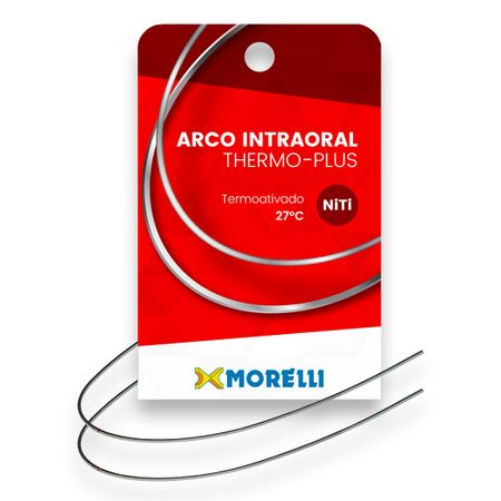 50.82.226 Arco Intraoral Thermo-Plus Pequeno Niti Retangular 0,45x0,63mm - Morelli