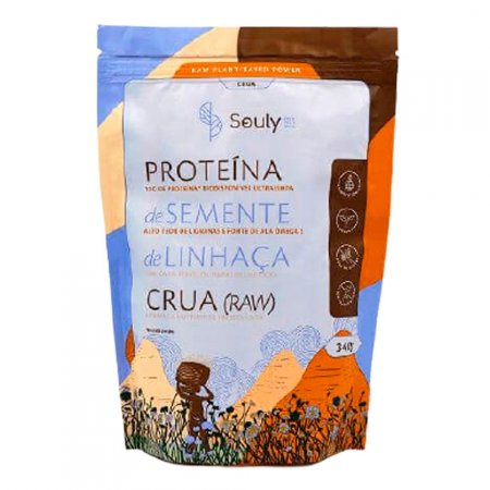 Proteína de Semente de Linhaça Crua Souly 340g