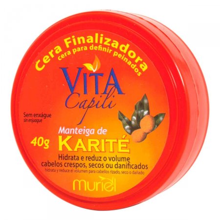 Cera Finalizadora Capilar Vita Capili Manteiga de Karité com 40g