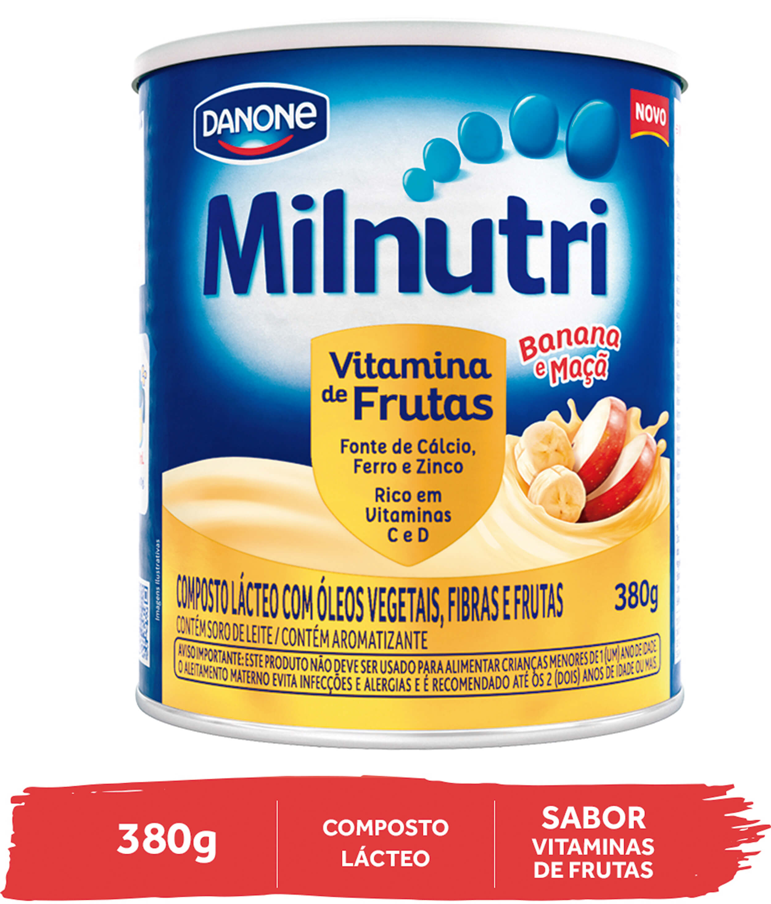 Composto Lácteo Danone Milnutri Vitamina de Frutas 380g