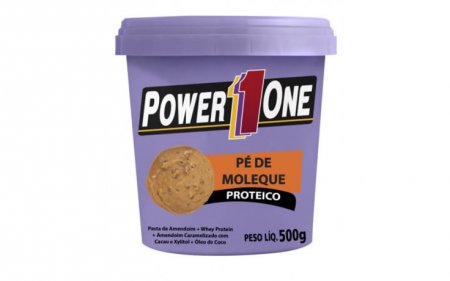 Pasta de Amendoim Power1One - Pé de Moleque Proteico 500 G