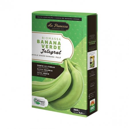 Biomassa de Banana Verde Integral 250g - La Pianezza