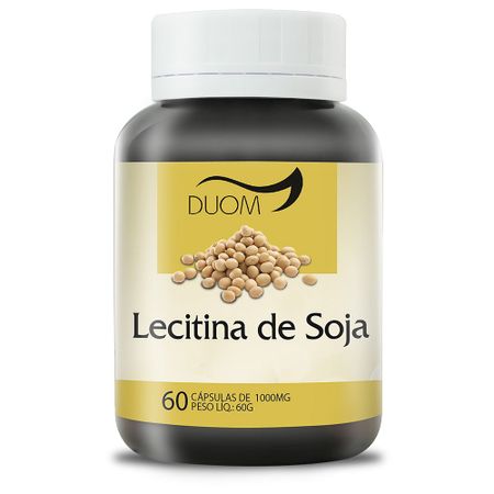 Lecitina de Soja 1000mg 60 Cápsulas