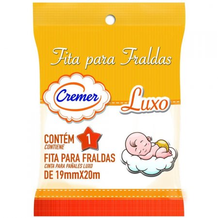 Fita Cremer Branca 19 MM X 20 M