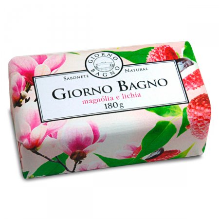 Sabonete Giorno Bagno Magnolia e Lichia em Barra com 180g
