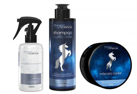 MAGIC SCIENCE KIT SHAMPOO PURIFICANTE E MASCARA E REORGANIZADOR
