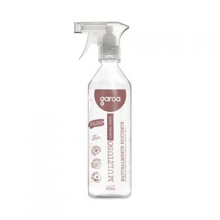 Frasco Borrifador Auxiliar para Limpeza Forte 600ml - Garoa