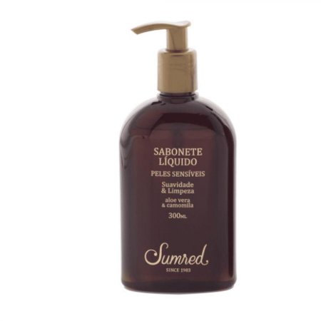 Sabonete Líquido Aloe Vera Para Peles Sensiveis 300ml Sumred