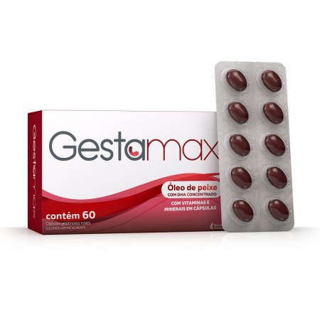 Suplemento Vitamínico Gestamax Gestantes com 60 cápsulas
