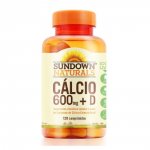 Calcio 600mg + Vitamina D 120 Caps - Sundown Naturals