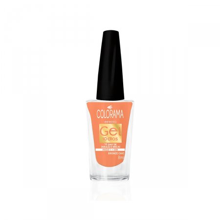 Esmalte Colorama Efeito Gel Cor Chic Bronze com 8ml