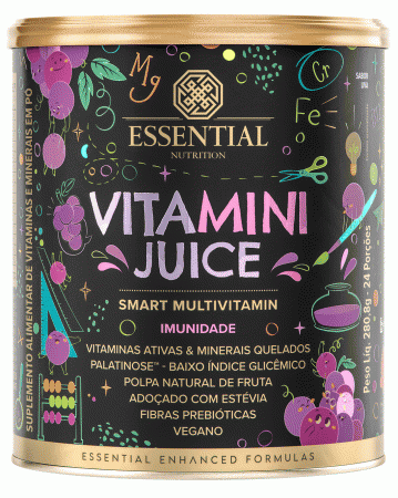 Vitamini Juice - Uva - 280,8g - Essential Nutrition