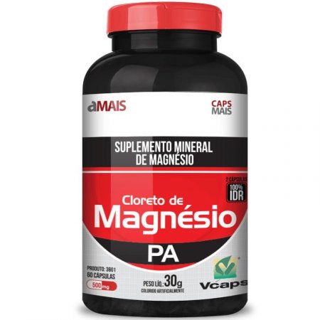 Cloreto de Magnésio 500mg Chá Mais 120 cápsulas