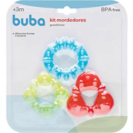 Kit Mordedores Geométricos Buba Baby