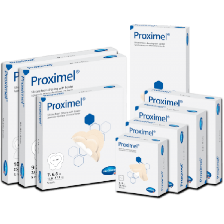 Curativo de Silicone Proximel com Borda Hartmann 15,2 x15,2