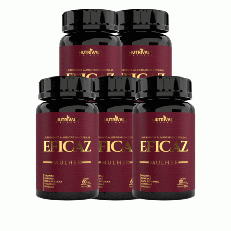 Eficaz Mulher 5 Unidades 60 Capsulas500mg Estimulante - Linduras