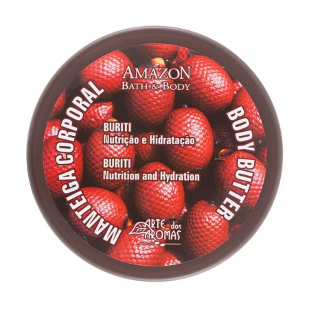 Manteiga Hidratante Corporal Arte dos Aromas Natural Buriti 196g