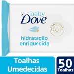 Lenços Umedecidos Baby Dove Hidratação Enriquecida 50 unidades