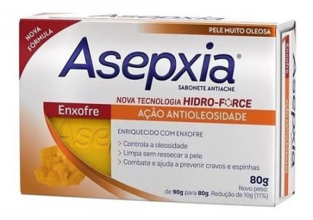 Asepxia Sabonete Antiacne - 80g - Várias Ações