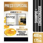 Kit Pantene Hidro Cauterização Shampoo com 400ml + Condicionador com 175ml