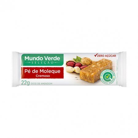Pé de moleque cremoso 22g - Mundo Verde Seleção