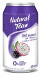 Chá Branco Pitaya E Amora Natural Tea Lata 335Ml