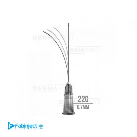 Microcânulas Slim 22G-50 (0,70 mm x 50 mm) caixa c/ 10 unidades - FABINJECT