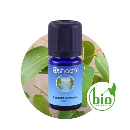 Óleo Essencial de Eucalipto Citriodora Orgânico 5ml Oshadhi