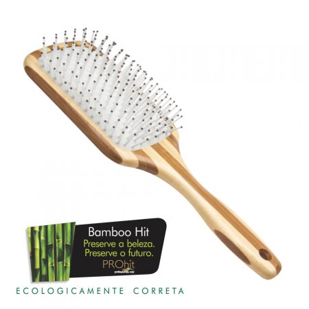 Escova Bamboo Hit Quadrada Corpus