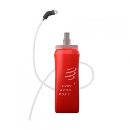 Garrafa Ergo Flask 500ML + tubo longo Tamanho:Único;Cor:Vermelho