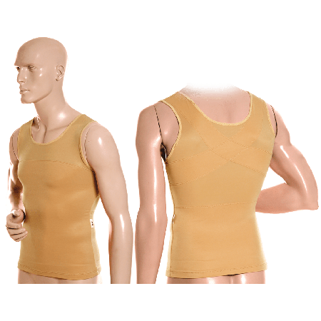 Cinta Modeladora e Postural Masculina Bege - G