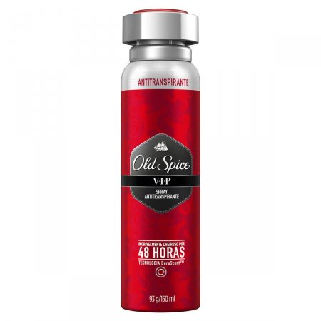 Desodorante Antitranspirante Spray Old Spice VIP Masculino com 93g