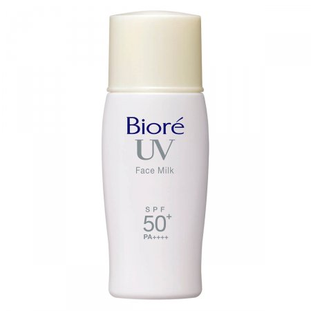 Protetor Solar Facial Bioré Perfect Face Milk FPS 50 com 30ml