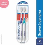 Kit Escova de Dente Sensodyne Gentle Suave às Gengivas com 2 unidades