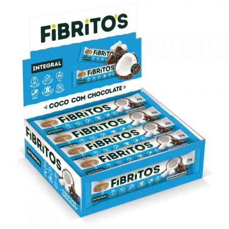 Fibritos com Coco Biosoft (Cx c/ 15 un de 25g)